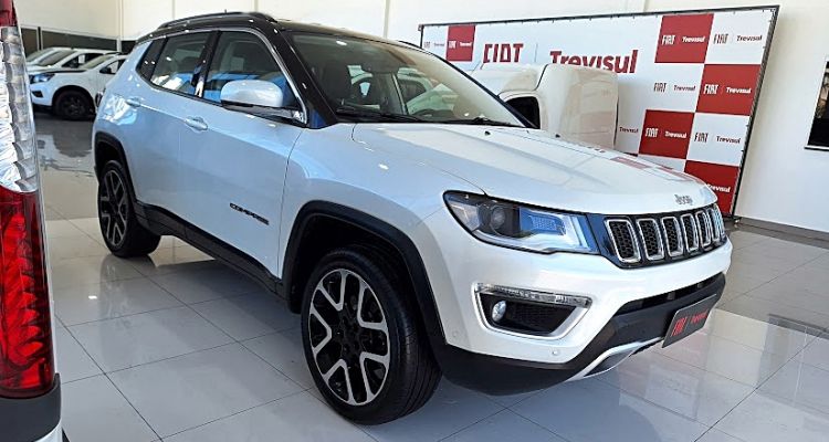 JEEP COMPASS LIMITED D 2.0 DIESEL 2019 BRANCO